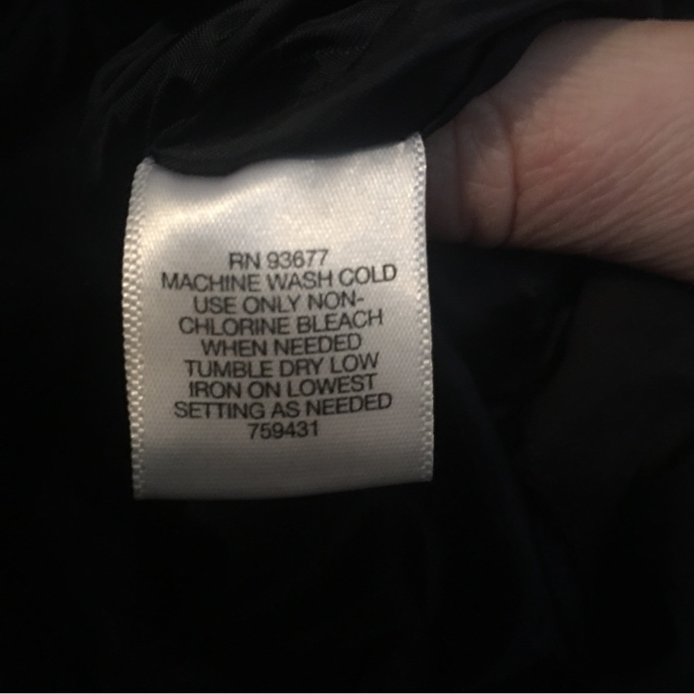 Liz Claiborne dark blue quilted short coat - Picture 6 of 11